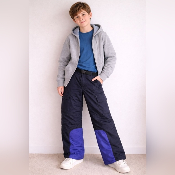 Lands' End Other - Lands' End Kids' Black and Blue Cargo One Piece